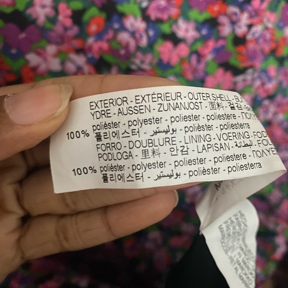 ZARA - Pink Floral Mini Wrap Dress - Size S - Picture 6 of 13